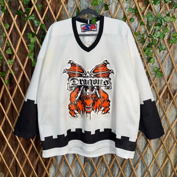 Vintage Y2K SP dragons NHL hockey jersey 1990s - Picture 1 of 4